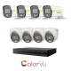 Video komplet TVI 8 kamera 2MP ColorVu