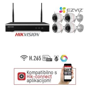 Video komplet 4MP 4 kamere Ezviz WiFi ColorVu