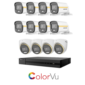 Video komplet TVI 12 kamera 2MP ColorVu